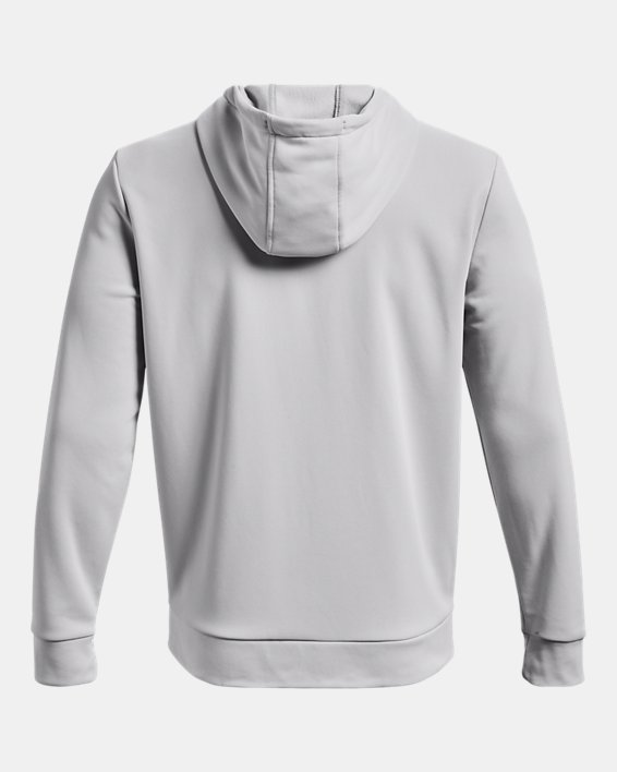 Men's Armour Fleece® Full-Zip Hoodie, Gray, pdpMainDesktop image number 5